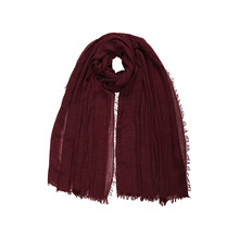 Viscose Crinkle Hijab, Style : Plain, Long CUSTOMIZED