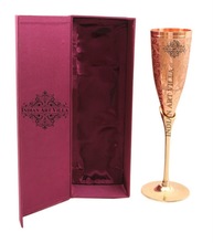 Glass Flute Glass, For Gift/Promotion, Size : 9.5' X 2.0' Inch