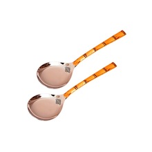 Steel Copper Serving Spoon, Size : 10.5' X 3' Inch