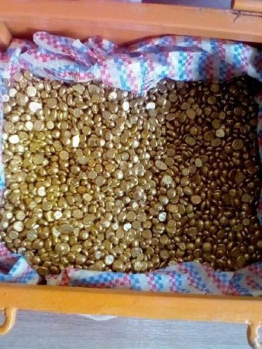 Au Gold and Rough Diamond