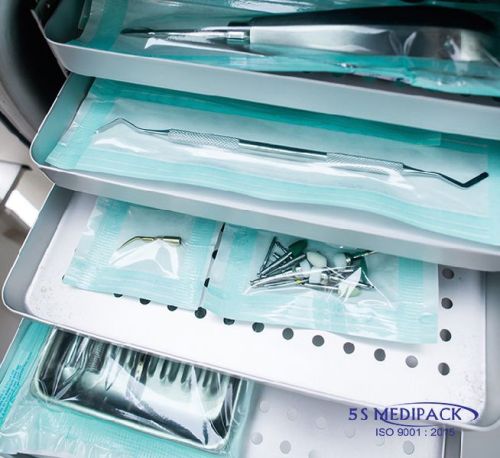 JD Rectangular CPP Self Seal Sterilization Pouches, For Medical Packaging, Capacity : 400-800gm