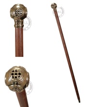 Brass Diving Helmet Walking Stick