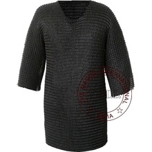 Solid Steel Ring (10mm) Butted Chainmail Shirt, For Safety Purpose