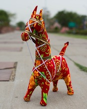 Velvet Handmade Horse, Packaging Type : Each Piece Pack In Poly Bag