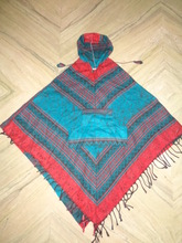 Tibetan Printed Ponchos Cap Bulk, Size : Free Size