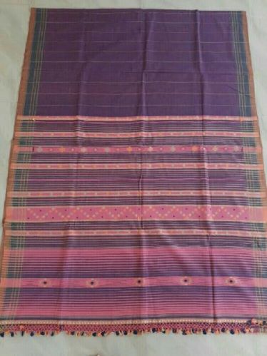 Handloom Cotton Sarees, Color : Multicolor