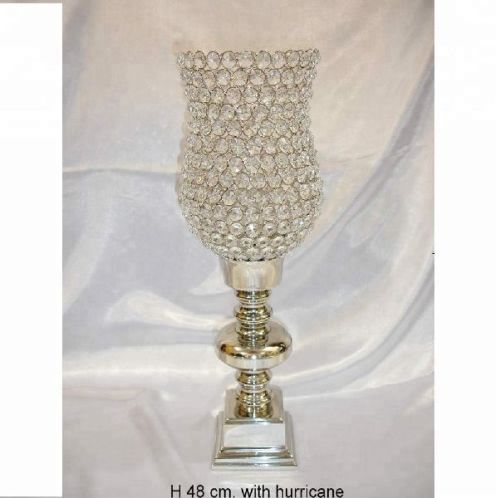 DIAMOND CRYSTAL HURRICANE CANDLE HOLDER