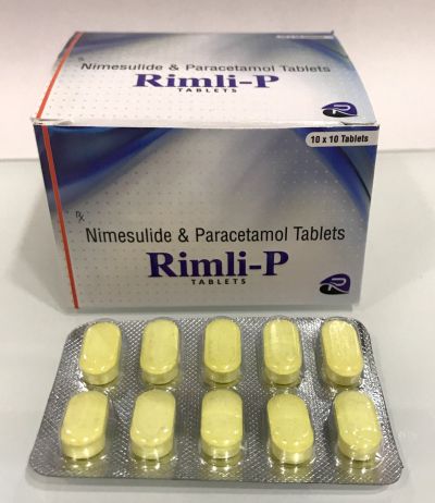 Nimesulide 100mg + Paracetamol 325mg Tablet, For Clinical, Hospital