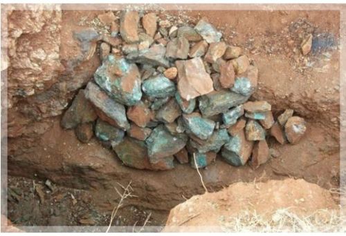 Copper ore, Form : Solid