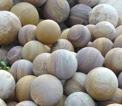 Round Sandstone Balls, Color : Multi Color