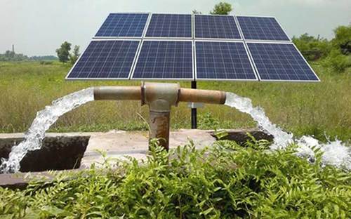 Automatic Solar Water Pumping System, Color : Grey