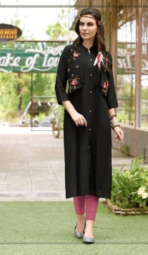 Printed Cotton Kurtis, Size : L, M, XL