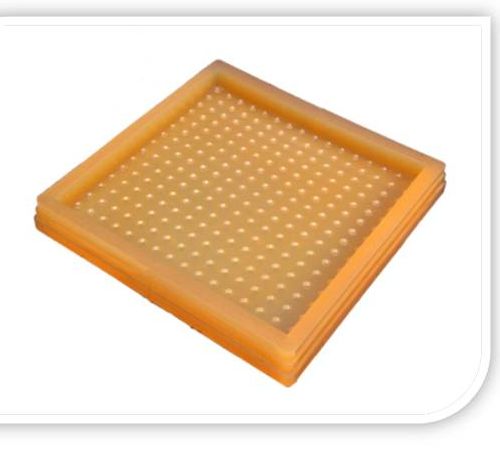 Polished Plain Concerete Cheqerd Tile PVC Mould, Size : ..