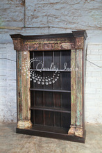 Wood Antique Reproduction Open Cabinet