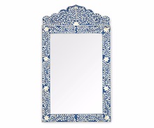 Bone Inlay Designer Stylish Mirror, Size : 70 X 07 X 120 Cms
