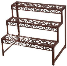 Metallic Designer Three Steps Garden Stairs