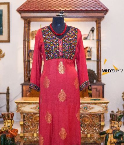 Printed Cotton Ikkat Stitched Suit, Occasion : Casual Wear