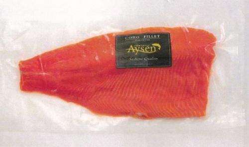 Frozen Chum Salmon Fillet, Brand Name : AYSENCOHO