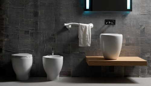 Plain Ceramic Bathroom Set, Style : Modern