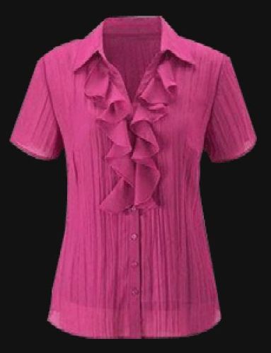 Silk Solid Color Blouse