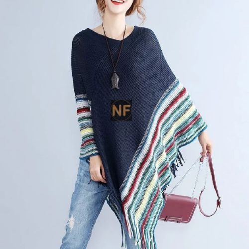 Acrylic Ladies Poncho, Size : Standard