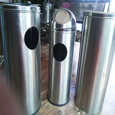 Stainless Steel Airport Ash Tray, For Bathroom, Feature : Eco-Friendly, Stocked