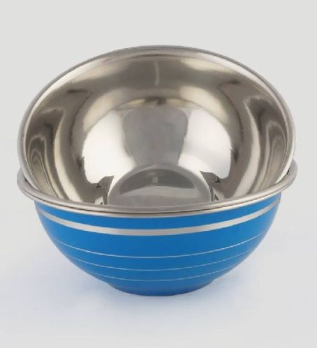 Color Stainless Steel Dog Bowl, Feature : Eco-Friendly, Stocked