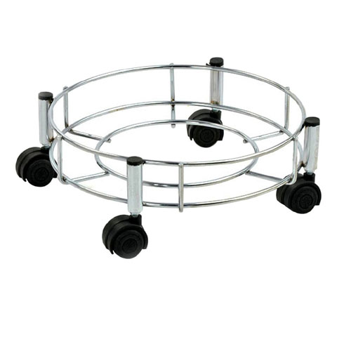 Stainless Steel Oxygen Cylinder Trolley, For Commercial Furniture