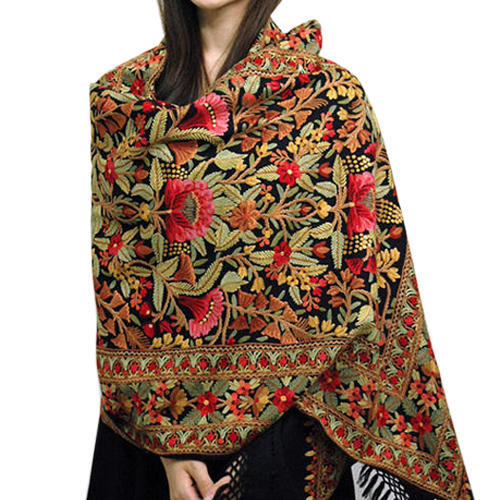 Fine Wool Printed Ladies Shawls, Technics : Machine Made