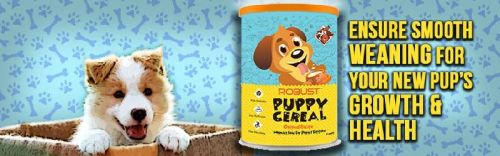 Robust Puppy Cereal 500g, Feature : Good In Taste