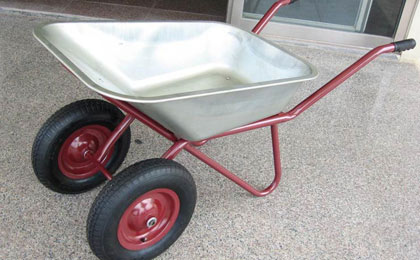 SINGLE Wheel Barrows Garden Trolley