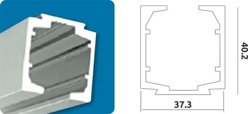 Alluminium Glass Sliding Track