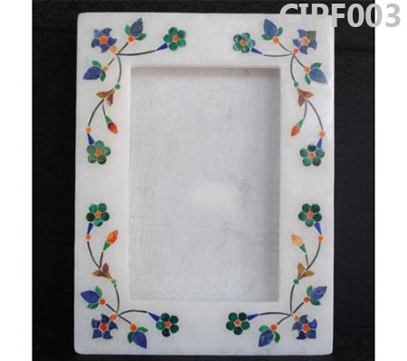 Marble Inlay Photo Frame