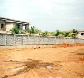 KNOCKED DOWN FENCING