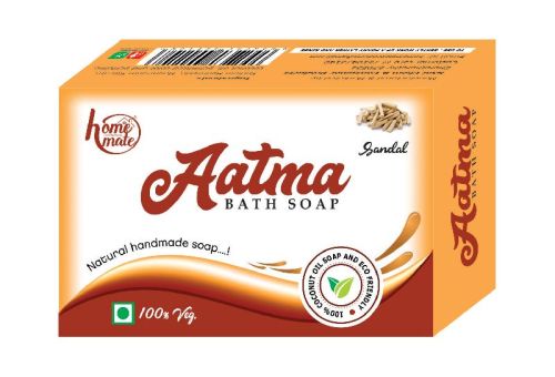 Oval Chandan Bath Soap, Packaging Type : Paper Box