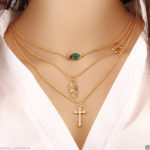 Long Strip Pendant Necklaces