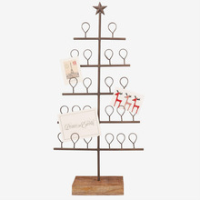 Iron Card Holder, Color : Brown