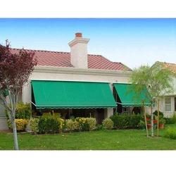 Nebula Drop Arm Window Awnings, Color : Green