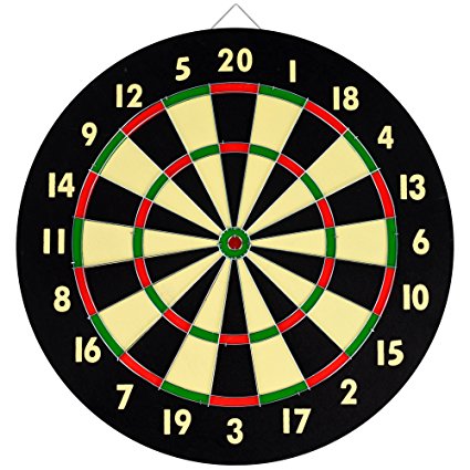 Paper Dartboard, Size : 44x37cm