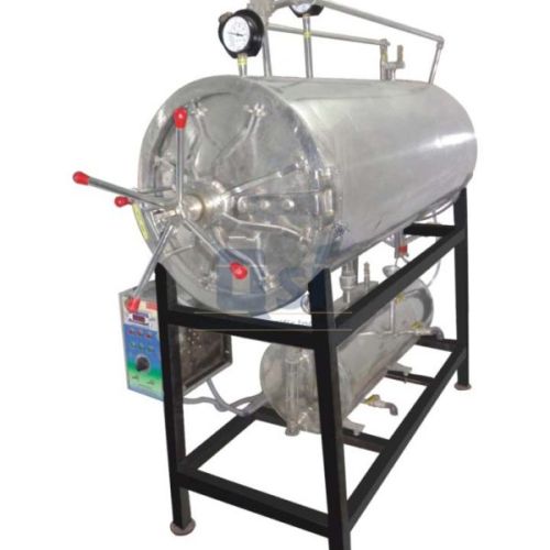 Stainless Steel Horizontal High Pressure Autoclave, Voltage : 220/230Volts