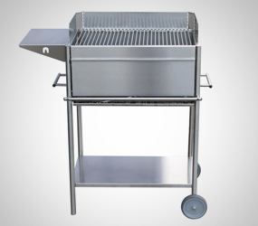 Plain Polished Stainless Steel Barbeque Grill, Color : Silver