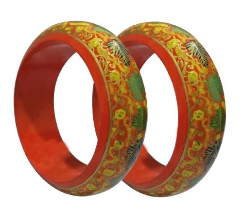 Craft Darbar Round Paper Mache Bangles, For Style, Size : Free
