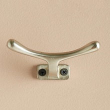 Metal Decorative Wall Hooks, For Home Decoration, Color : Silver