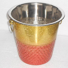 Wine Ice Stainless Steel Bowl Metal Ice Bucket