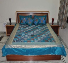Silk Bedspreads, Color : Blue
