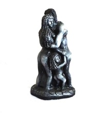 Resin Hand Carved Tripal Family Statue