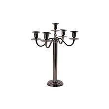 Artelier Black Glass Candle Stand, For Wedding