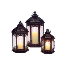 Brass  Brass Antique Moroccan Lanterns, Color : Golden