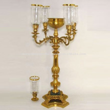 Gold Finish Candelabra Bowl