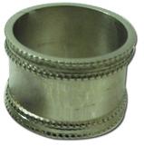 NDI Silver Metal Wedding Napkin Ring, Size : Customized